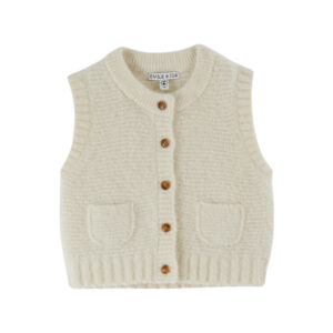 CHALECO TRICOT ECRÚ